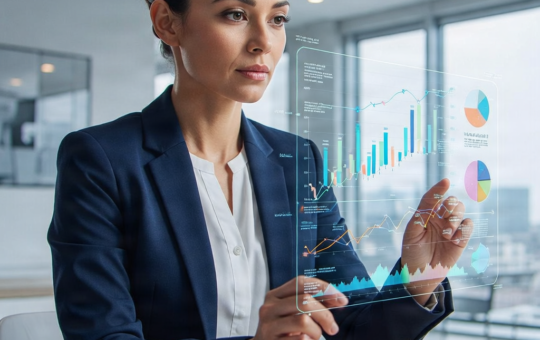 Illustration du business : stratégie et croissance d'entreprise.